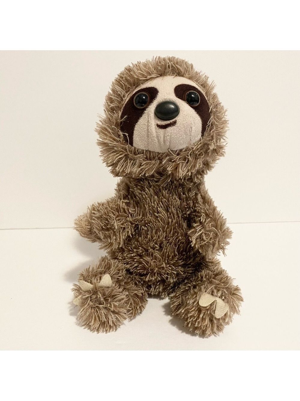 Petting Zoo Sloth Plush Brown Stuffed Animal Toy Zoo Aquarium Figure 7”